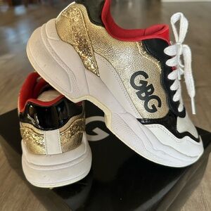 G by Guess Gold and Black Women's Sneakers